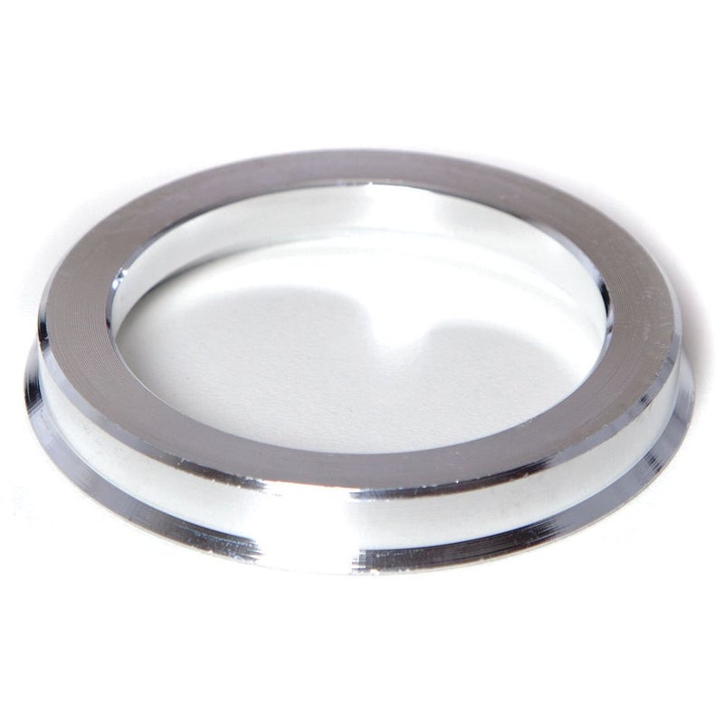 Circuit Performance 66.6mm OD to 57.1mm ID Silver Aluminum Hub Centric Rings - Image 2